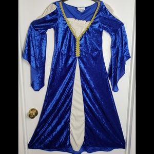 Regal Princess Costume Crushed Velvet Child